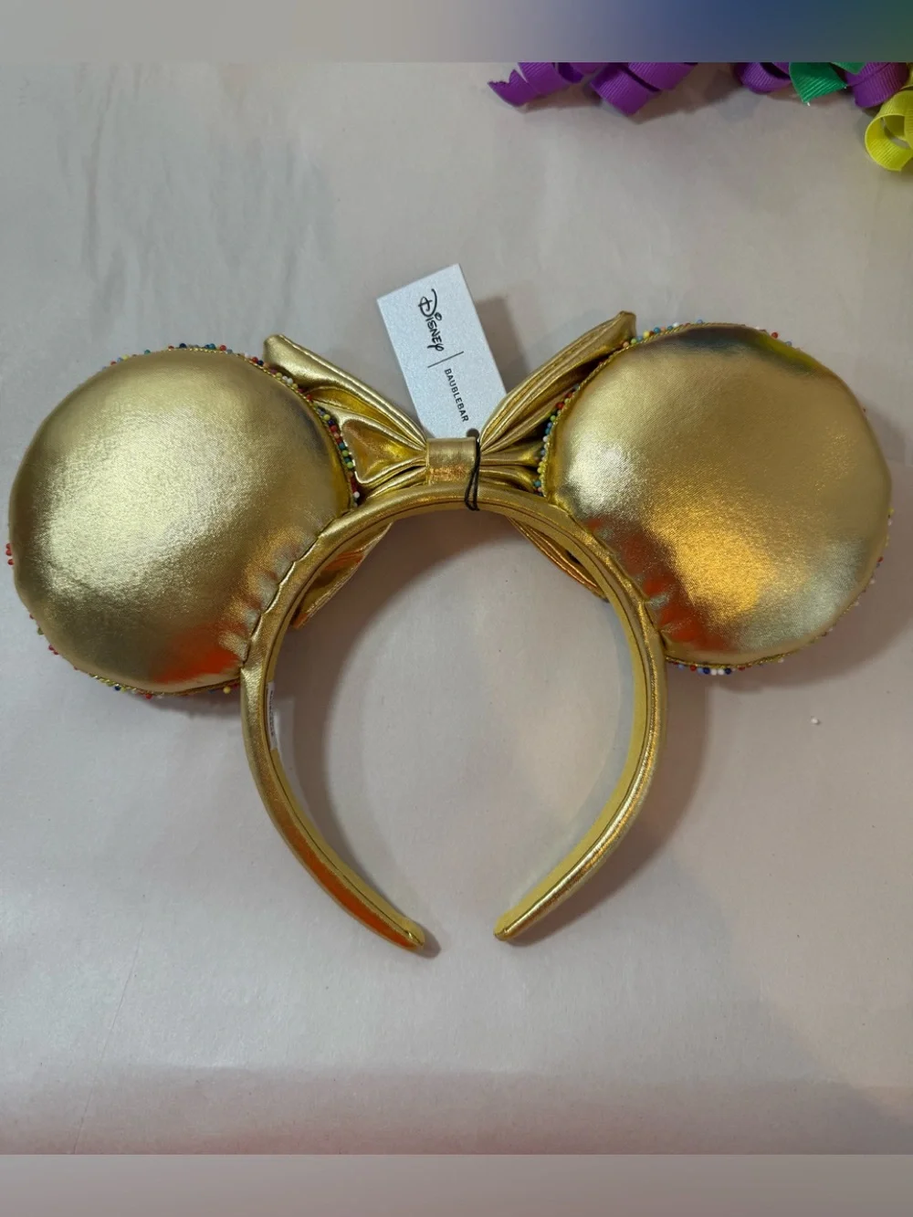 Minnie Mouse Confetti Ear Headband For Adults by BaubleBar